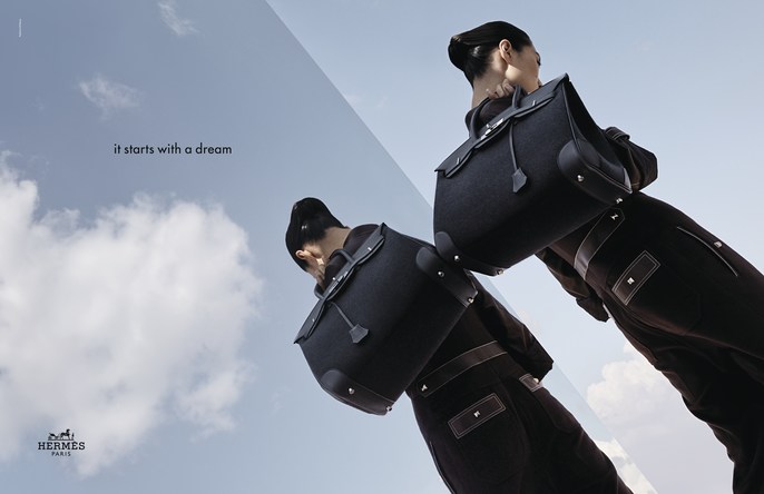 hermes ポスター シャンティ競馬場 Godard Haberdashery MANAGEMENT+ARTISTS - BEAUTY - TOMOHIRO OHASHI - Advertising